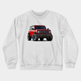 New Bronco Truck Cartoon Crewneck Sweatshirt